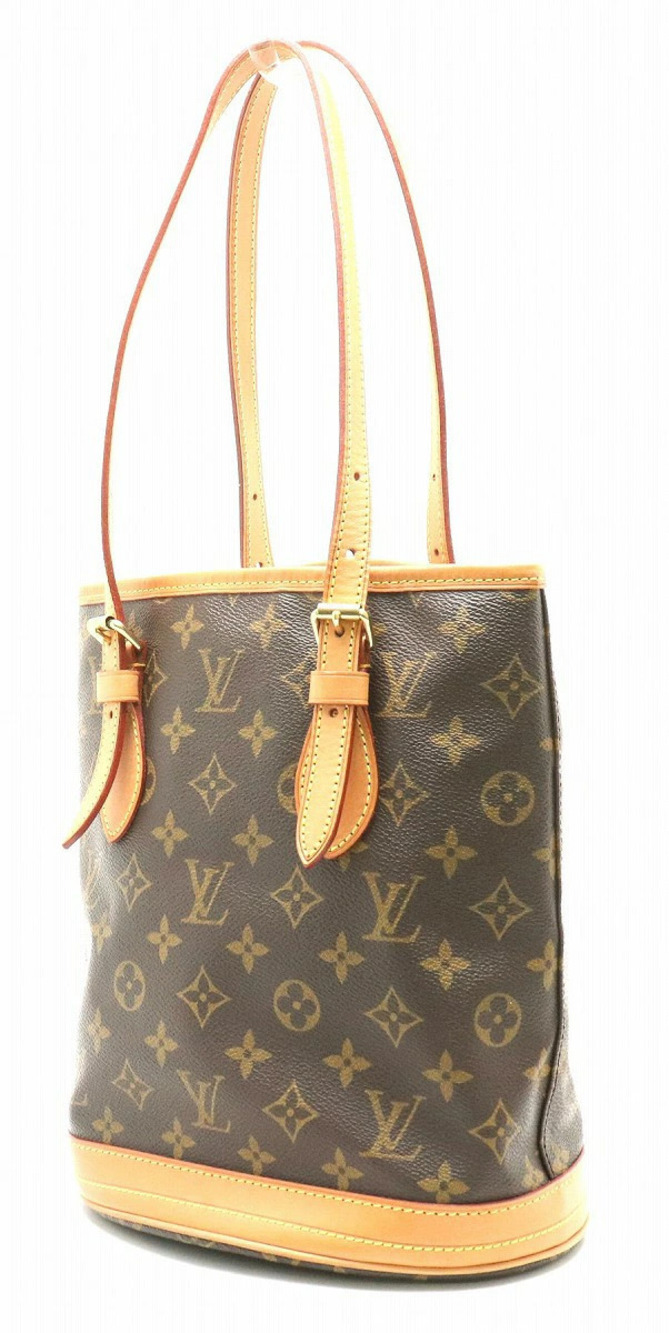 Louis Vuitton Monogram Clutch Bag Bucket Tote Shoulder - Picture 1 of 9